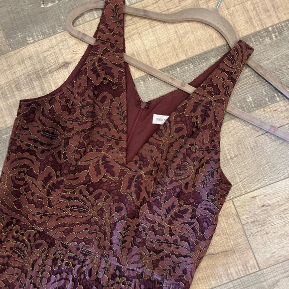 Dress the population lace midi dress - Picture 5 of 9